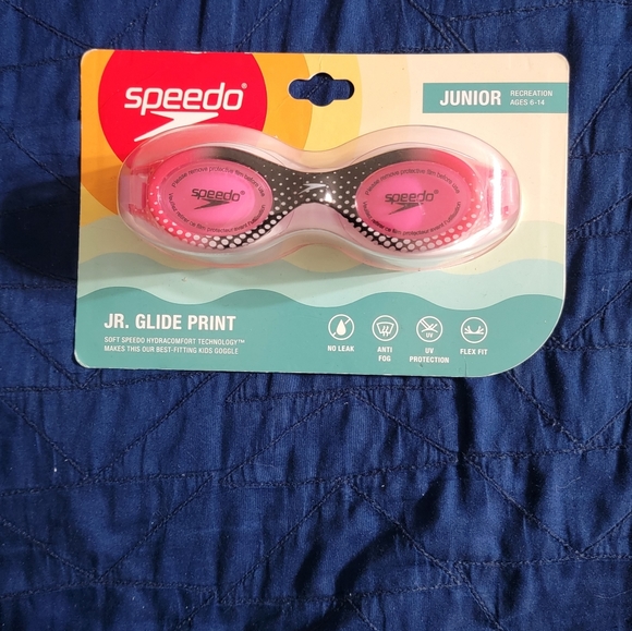 Speedo CB Junior Glide Print Goggles - Picture 2 of 3
